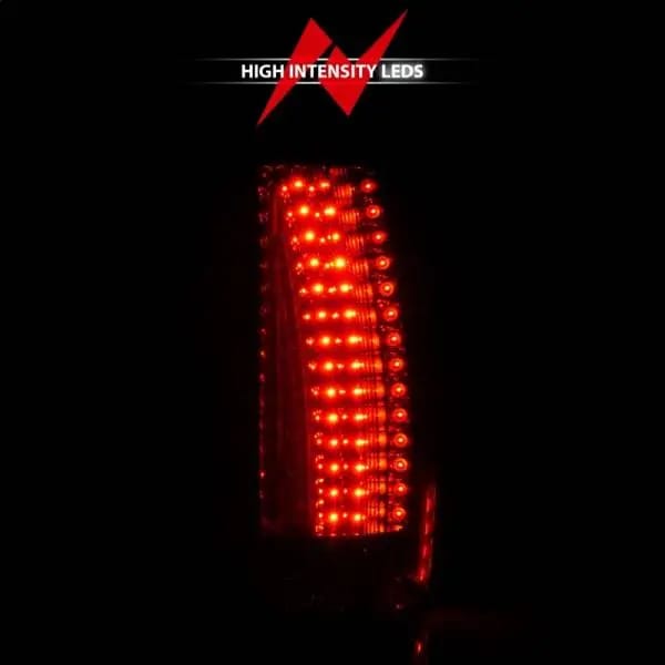 ANZO 2007-2014 Chevrolet Suburban LED Taillights Red/Clear - Escalade Look thumbnail 8