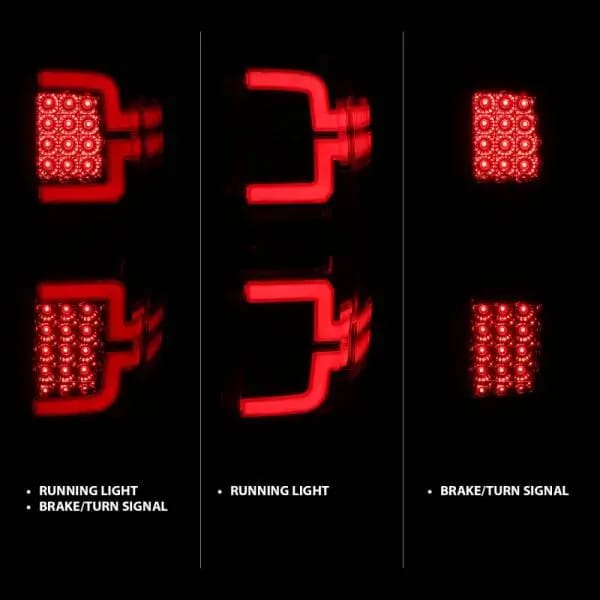 ANZO 2014-2018 Chevy Silverado 1500 LED Taillights Chrome thumbnail 7