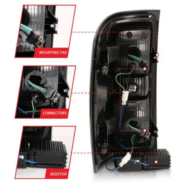 ANZO 2014-2018 Chevy Silverado 1500 LED Taillights Chrome thumbnail 13