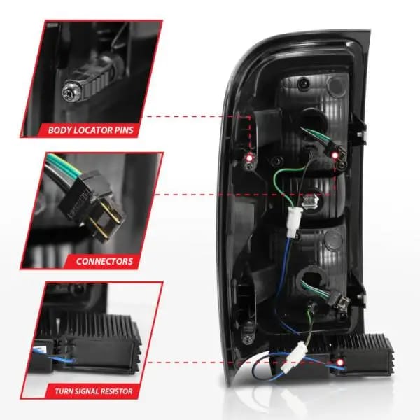 ANZO 2014-2018 Chevy Silverado 1500 LED Taillights Black thumbnail 12