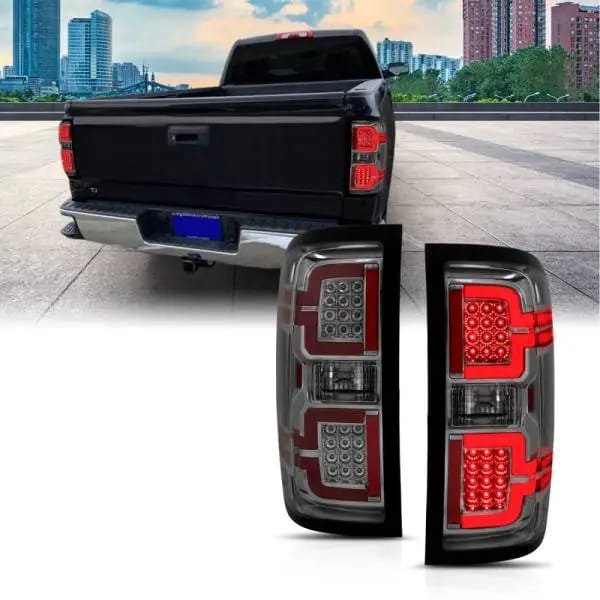 ANZO 2014-2018 Chevy Silverado 1500 LED Taillights Smoke