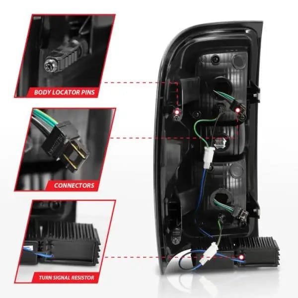 ANZO 2014-2018 Chevy Silverado 1500 LED Taillights Smoke thumbnail 9