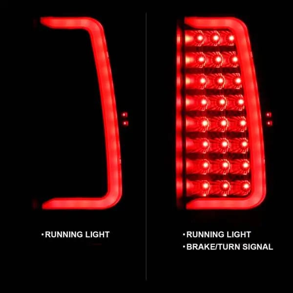 ANZO 2007-2014 Chevy Tahoe LED Taillight Plank Style Black w/Clear Lens thumbnail 10