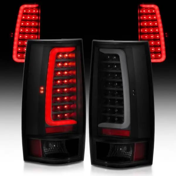 ANZO 2007-2014 Chevy Tahoe LED Taillight Plank Style Black w/Smoke Lens thumbnail 5