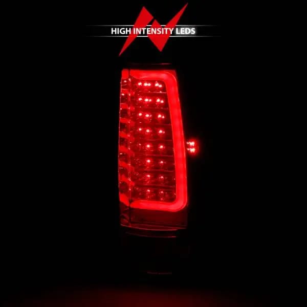 ANZO 2007-2014 Chevy Tahoe LED Taillight Plank Style Chrome With Red/Clear Lens thumbnail 5