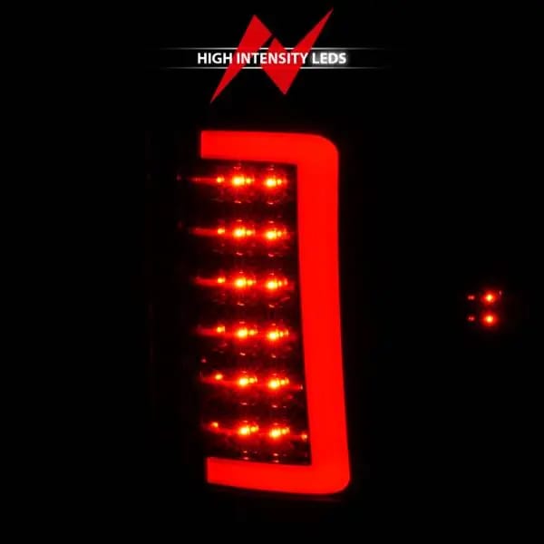 ANZO 2007-2013 GMC Sierra LED Tail Lights w/ Light Bar Black Housing Smoke Lens thumbnail 5