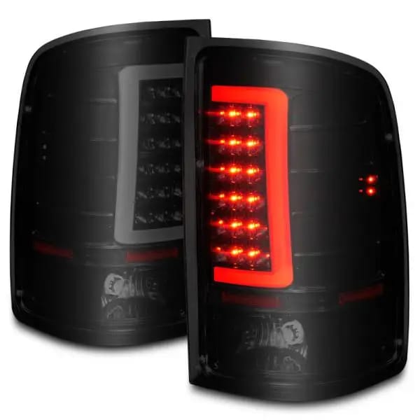 ANZO 2007-2013 GMC Sierra LED Tail Lights w/ Light Bar Black Housing Smoke Lens thumbnail 9
