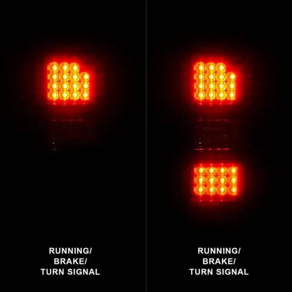 ANZO 2014-2018 GMC Sierra LED Tail Lights Black Housing Clear Lens thumbnail 9