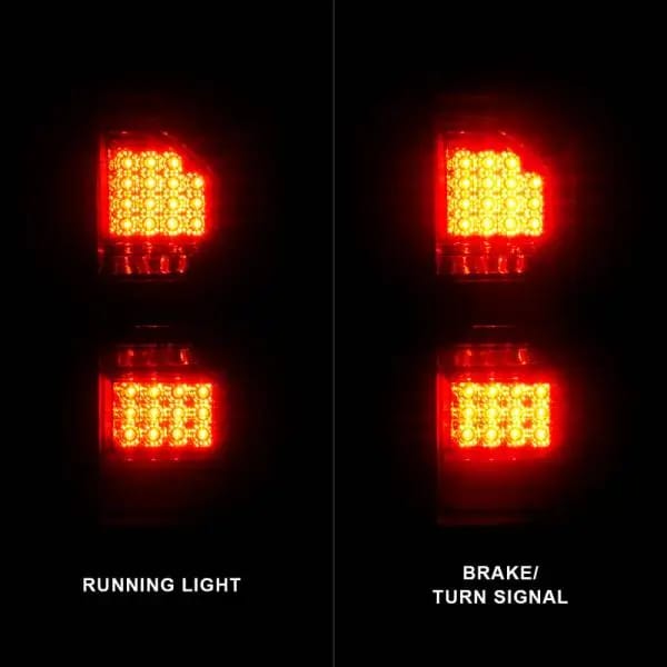 ANZO 2014-2018 GMC Sierra LED Tail Lights Black Housing Smoke Lens thumbnail 3