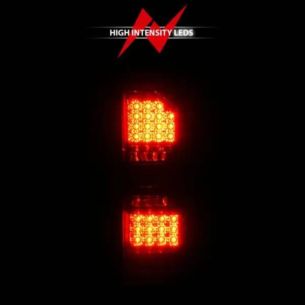 ANZO 2014-2018 GMC Sierra LED Tail Lights Black Housing Smoke Lens thumbnail 6