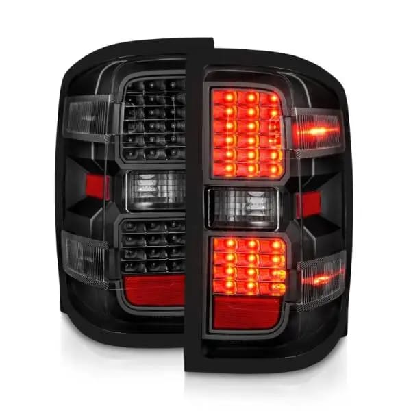 ANZO 15-19 Chevy Silverado 2500HD/3500HD (Factory Halogen Only) LED Tail Lights Black w/Clear Lens thumbnail 3