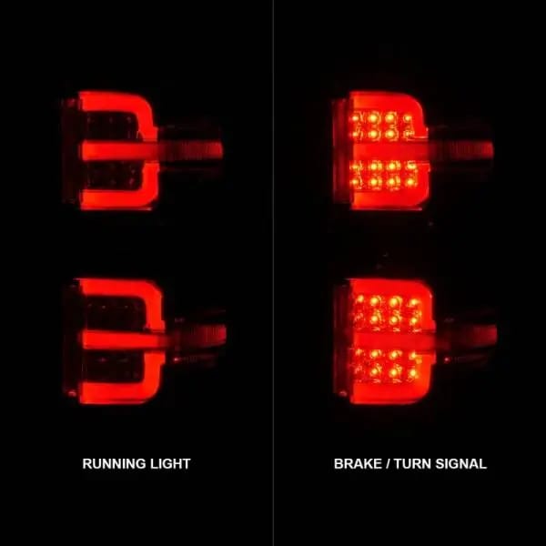 ANZO 15-19 Chevy Silverado 2500HD/3500HD (Factory Halogen Only) LED Tail Lights Black w/Clear Lens thumbnail 9