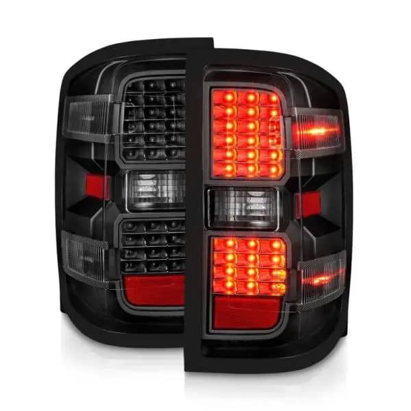 ANZO 15-19 Chevy Silverado 2500HD/3500HD (Factory Halogen Only) LED Tail Lights Black w/Clear Lens thumbnail 14