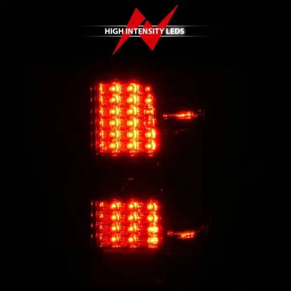 ANZO 15-19 Chevy Silverado 2500HD/3500HD (Factory Halogen Only) LED Tail Lights Smoke w/Clear Lens thumbnail 6