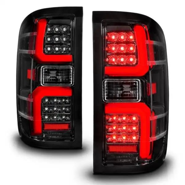 ANZO 15-19 Chevrolet Silverado 2500 HD/3500 HD LED Taillight w/ Sequential Black Housing/Clear Lens thumbnail 3