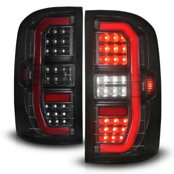 ANZO 14-18 GMC Sierra 1500 Full LED Taillights Black Housing Smoke Lens (w/C Light Bars) thumbnail 8