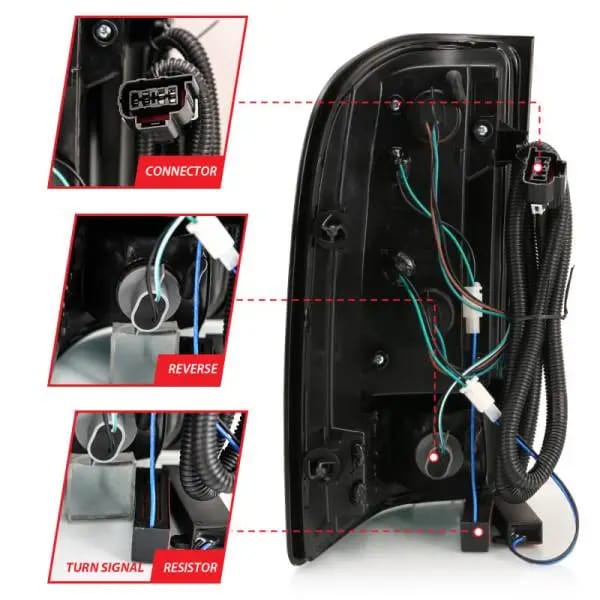 ANZO 2007-2013 Chevrolet Silverado 1500 LED Taillights Chrome thumbnail 12