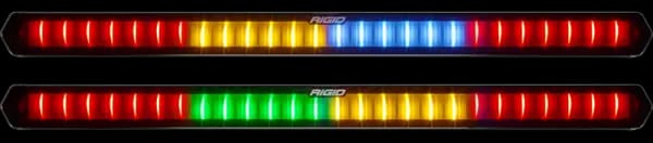 Rigid Industries 28in Chase Light Bar Universal - Rear Facing 27 Mode 5 Color LED Light Bar thumbnail 14