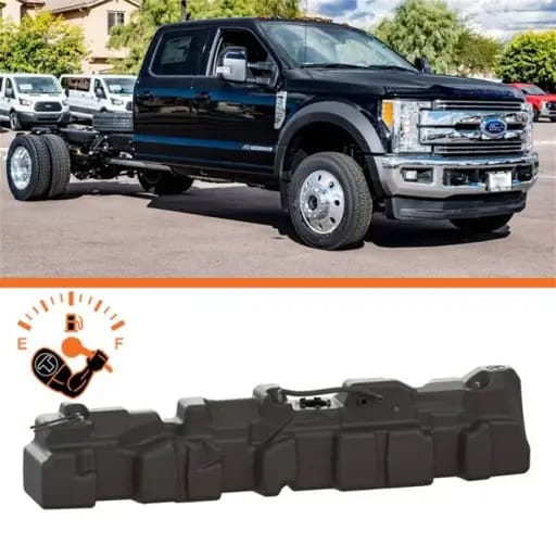 Titan Fuel Tanks 17-24 Ford 108in Cab & Chassis 54 Gallon XXL Mid-Ship Fuel Tank