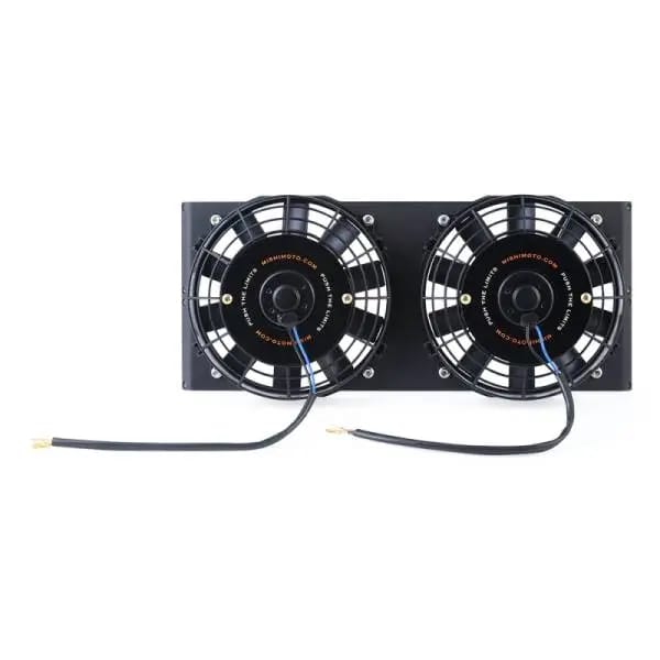 Mishimoto Universal 17in. Heavy-Duty Oil Cooler Fan Shroud - Micro Wrinkle Black thumbnail 2