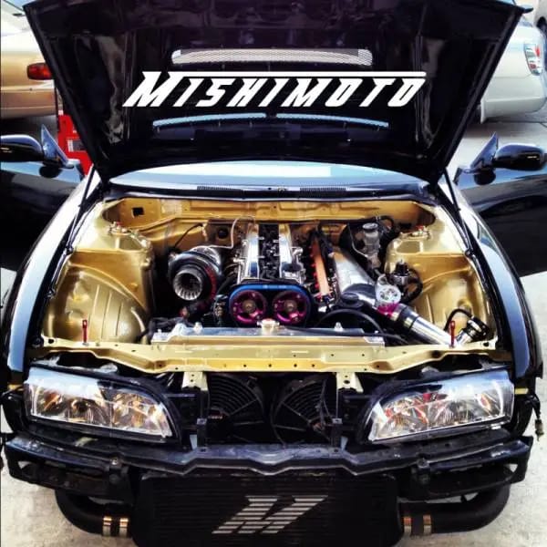 Mishimoto Universal Silver R Line Intercooler Overall Size: 31x12x4 Core Size: 24x12x4 Inlet /Outlet thumbnail 11