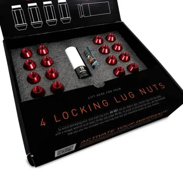 Mishimoto Aluminum Locking Lug Nuts M12x1.5 20pc Set Blue thumbnail 9