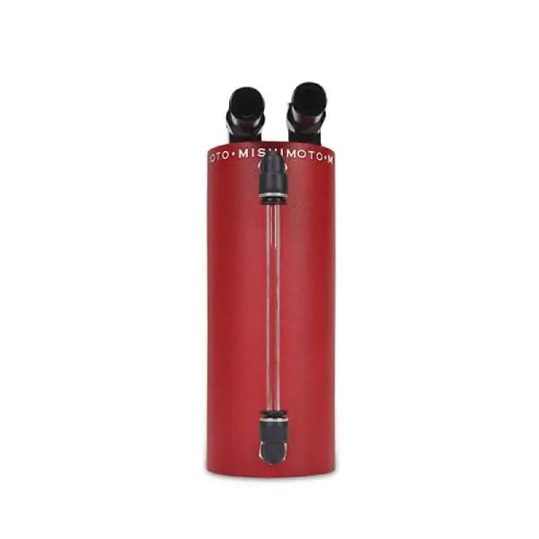 Mishimoto Small Aluminum Oil Catch Can - Wrinkle Red thumbnail 5