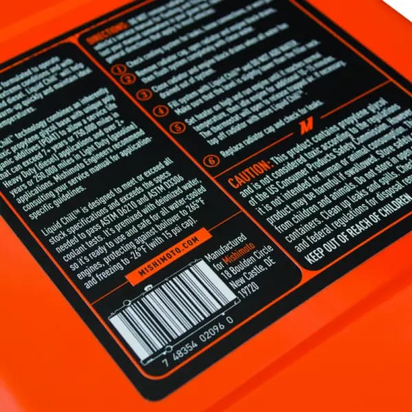 Mishimoto Liquid Chill Synthetic 64oz Engine Coolant - Premixed thumbnail 10