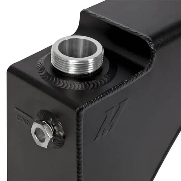 Mishimoto 99-03 Ford 7.3L Powerstroke Aluminum Degas Tank - Micro-Wrinkle Black thumbnail 4