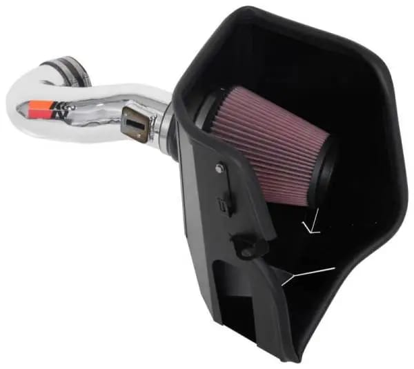 K&N 2019 Chevy Silverado / GMC Sierra 1500 V8-5.3/6.2L Performance Air Intake Kit thumbnail 2