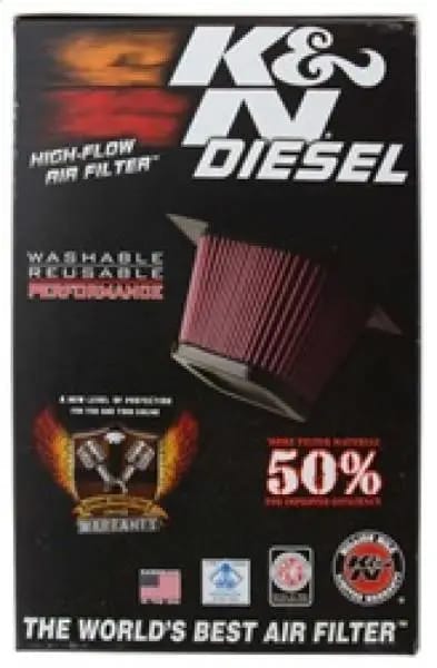 K&N 2017 Ford F250 Super Duty V8-6.7L DSL Replacement Drop In Air Filter thumbnail 8