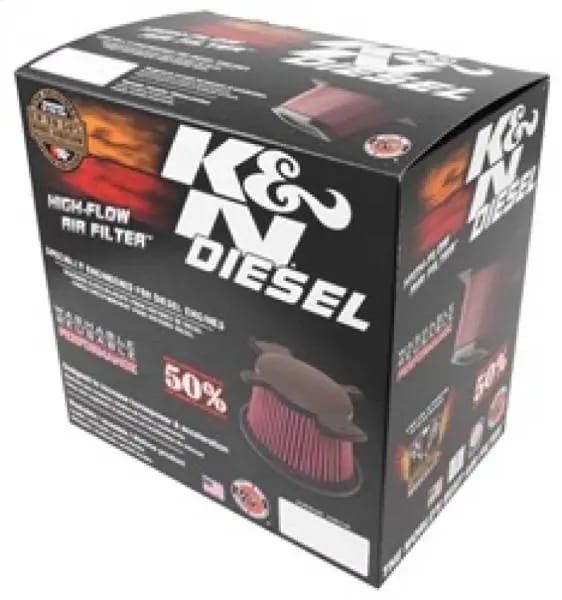 K&N 08-10 Ford F250 Super Duty 6.4L Drop In Air Filter thumbnail 4