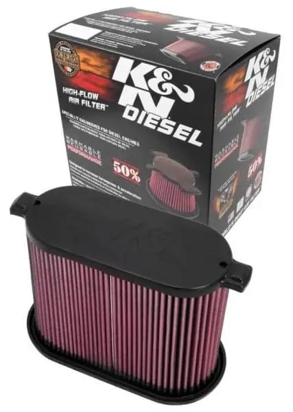 K&N 08-10 Ford F250 Super Duty 6.4L Drop In Air Filter thumbnail 11