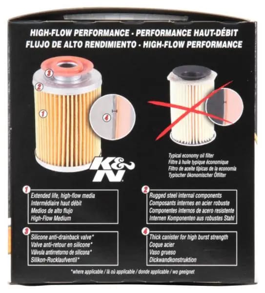 K&N Oil Filter OIL FILTER; AUTOMOTIVE thumbnail 10