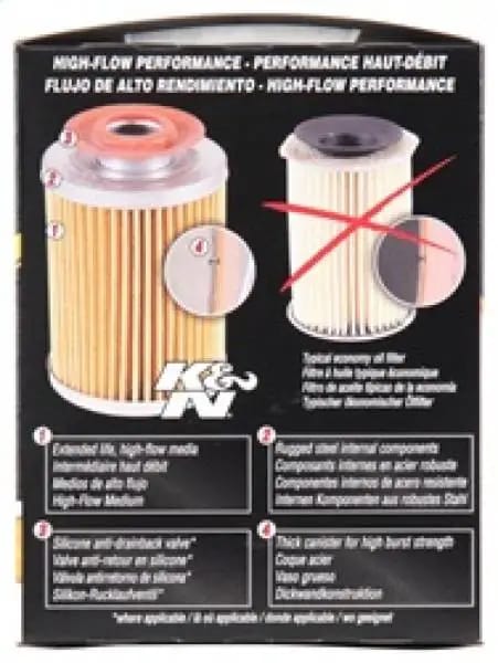 K&N Oil Filter OIL FILTER; AUTOMOTIVE thumbnail 9