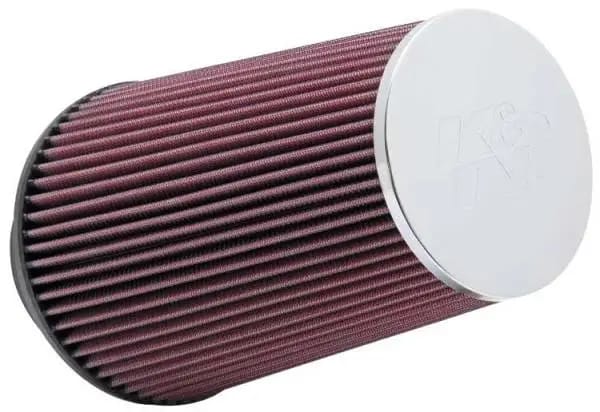 K&N Universal Chrome Filter 3 1/2 inch ID FLG / 6 inch Bottom / 4 1/2 inch CR / 9 inch Length thumbnail 2