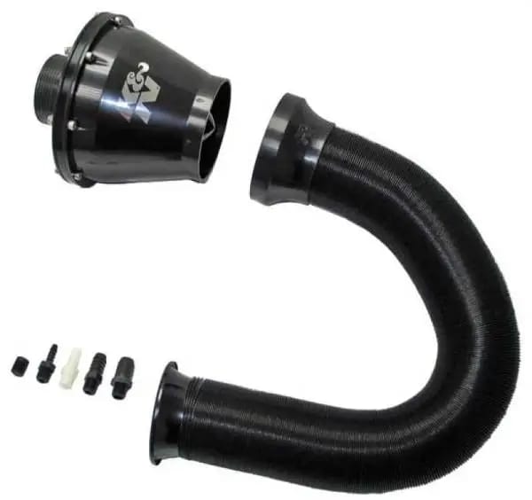 K&N Universal Apollo Black Cold Air Intake - 70mm OD FLG PP thumbnail 2