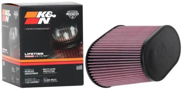 K&N Universal Rubber Filter 4in FLG 9IN x 5-3/4IN B / 7 x 4-1/2IN T / 7-1/2IN H thumbnail 4