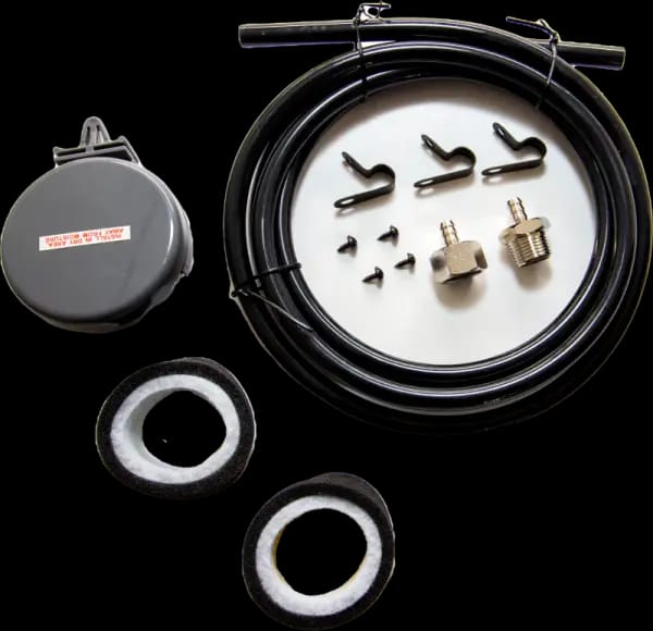 Kleinn 3/8In Snorkel Kit w/ Air Filter/ Spare Elements/ / Snorkel Tubing