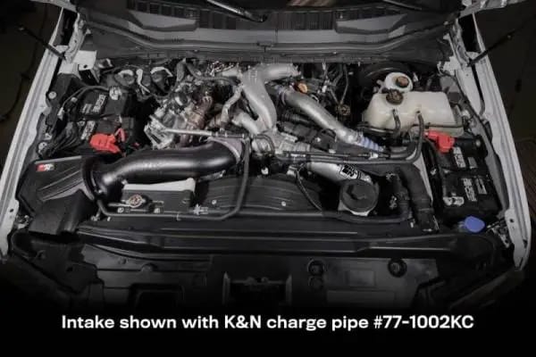 K&N 63 Series AirCharger Performance Intake 20-21 Ford F250 V8-6.7L DSL thumbnail 8