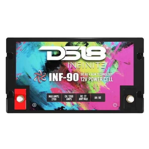 DS18 2500 Watts 90 AH Infinite AGM Power Cell Battery thumbnail 7