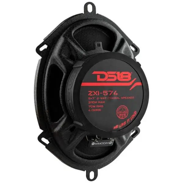DS18 5x7in 70 Watts RMS 4 ohm 2-Way Coaxial Speaker w/ Kevlar Cones thumbnail 2