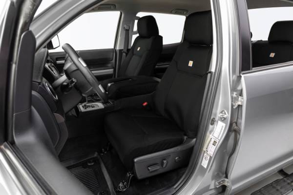 Covercraft 93-98 Ford Econoline Carhartt Super Dux PrecisionFit Custom Front Row Seat Covers - Black