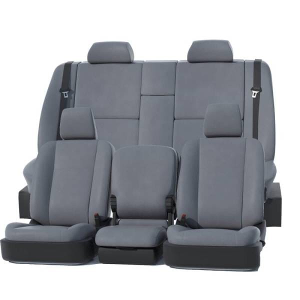 Covercraft 19-22 Ford F250/F350/F450/F550 Leatherette PrecisionFitSecond Row Seat Covers - Med Grey