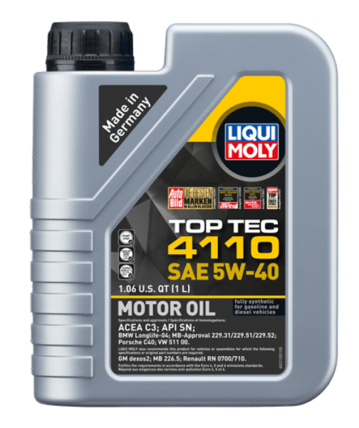 LIQUI MOLY 1L Top Tec 4110 Motor Oil SAE 5W40