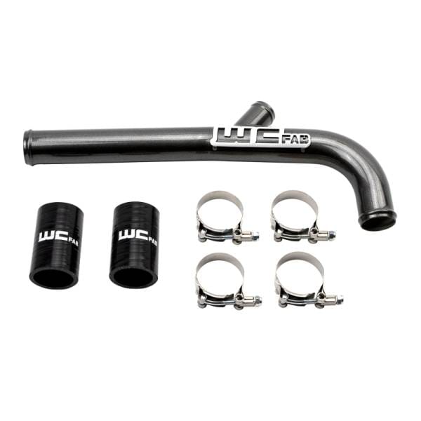 Wehrli 13-15 Dodge Cummins 6.7L w/ Dual Radiator Upper Coolant Pipe - Fine Texture Black