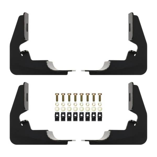 Westin 2014-2018 Chevy Silverado 1500 Reg Cab Premier Oval Nerf Step Bar Mount Kit - Black