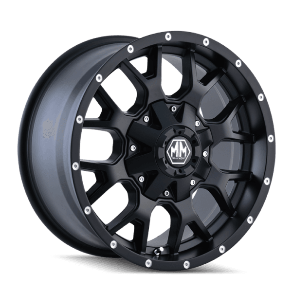 Mayhem 8015 Warrior 20x10 / 6x135 BP / -25mm Offset / 106mm Hub Matte Black Wheel