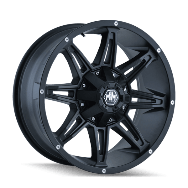 Mayhem 8090 Rampage 20x10 / 8x180 BP / -25mm Offset / 124.1mm Hub Matte Black Wheel