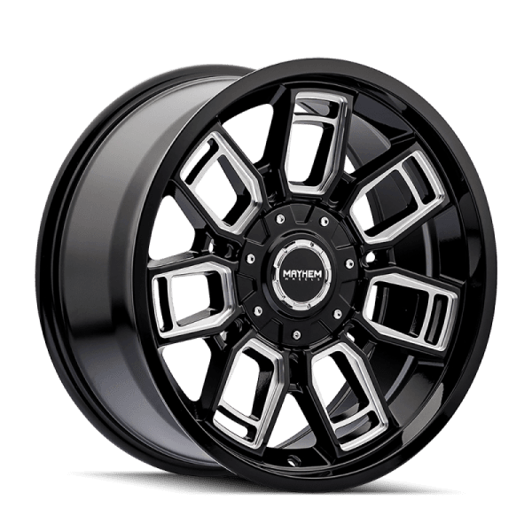 Mayhem 8118 Ordinance 20x9 / 5x127/139.7 BP / 87.1mm Hub Matte Bronze Wheel w/ Milled Spokes